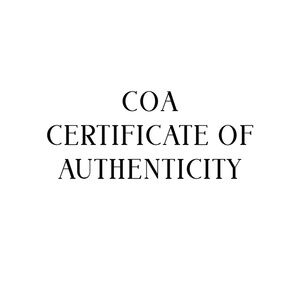 Certificate Of Authenticity from Authentic Detective